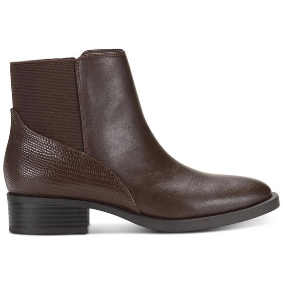 Style & Co. Shoes - Style Co Womens Edwinaa Gore Booties Fr Choco